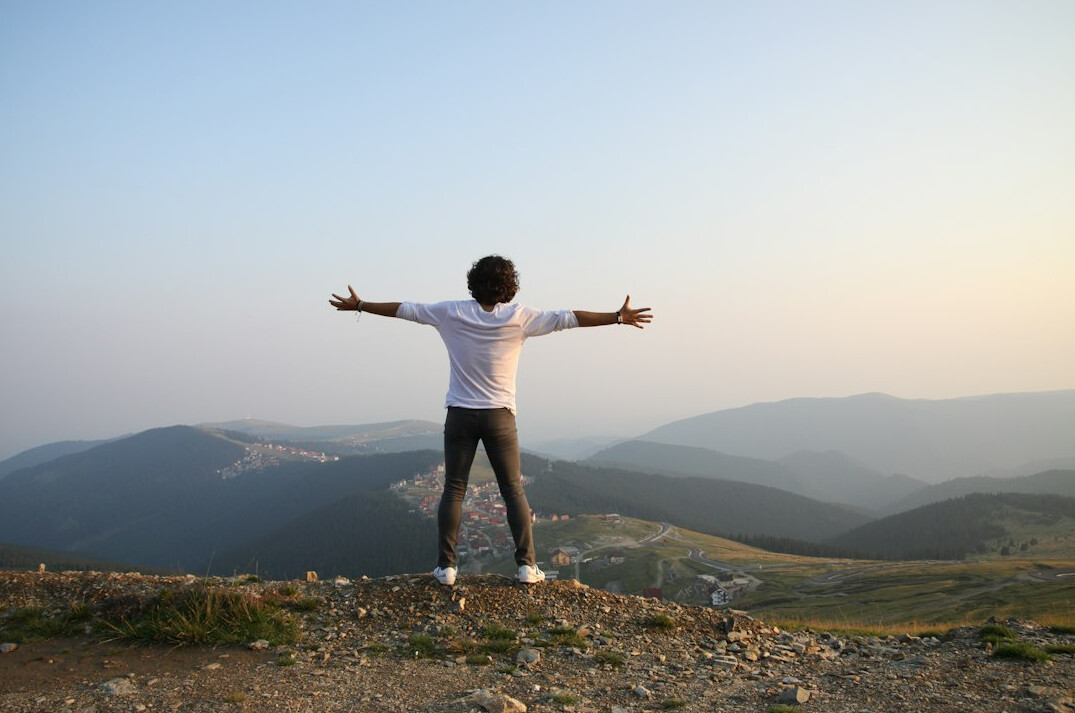 person investing in personal growth